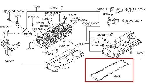 Valve Cover Gasket Sets Nissan 13270-JA00A