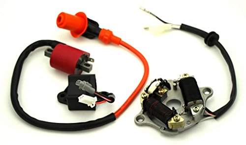 New Yamaha PW50 HP Ignition Coil + Cdi Control Unit Ignition + Stator Ignition Coils A-Z Moto AZ-PW50COM-02