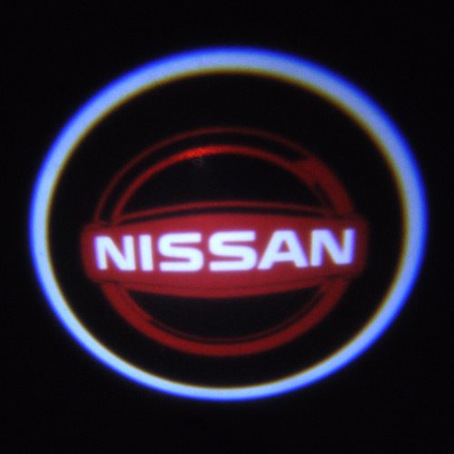 New 4th Car Led Door Logo Badge Light Ghost Shadow Light Led Car Decoration for Nissan (pair) Bulbs nj365 Automobile Lamp 003C030043