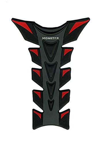 Black & Red 3D Rubber Decal Fiber Motorcycle Gas Tank Protector Pad Sticker For Yamaha YZF R1 2002-2003 Decals YI YI060-ST080-003