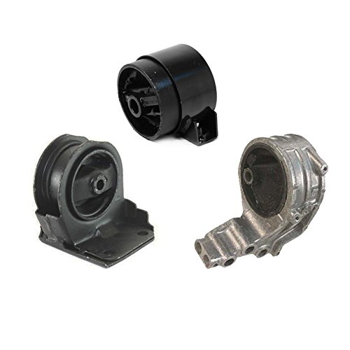 M602 6648 6673 6662 94-98 Mitsubishi Galant Set 3pcs Front Left & Front Right & Rear Engine Motor Mount 94 95 96 97 98 Engine Mounts MotorKing M602