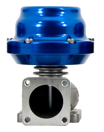 TiAL F41 Wastegate - 14.50 psi/1.00 bar (lrg. blue) spring, Blue Body Wastegates Austenitex F41-1.0-B
