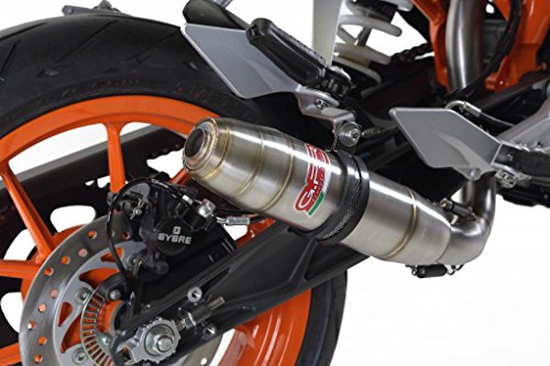 KTM Duke 390 2013-2014 GPR Exhaust Systems Catalyzed Deeptone Slipon Muffler Side Mount Complete Systems GPR Stabilizer GPR.KTM.68.DE