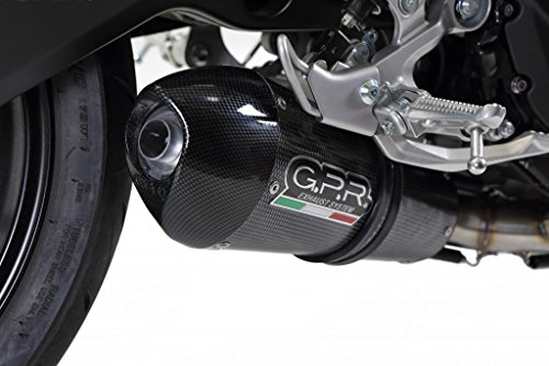 Yamaha MT-09 FZ9 GPR Exhaust Systems Full Race System With GPE CF Muffler Complete Systems GPR Stabilizer GPR.CO.Y.166.RACE.GPEPO