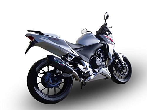 Honda CB500F 2013-2014 GPR Exhaust Systems GPE CF Road Legal Slipon Muffler Complete Systems GPR Stabilizer GPR.H.221.GPEPO
