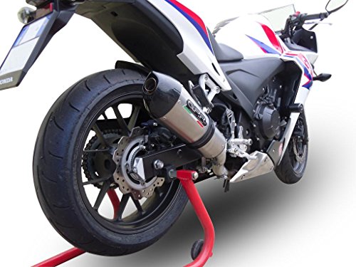 Honda CBR 500R 2013-2014 GPR Exhaust Systems GPE Ti Road Legal Slipon Muffler Complete Systems GPR Stabilizer GPR.H.220.GPETI