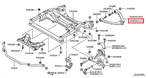 Control Arms Infiniti 54525-JK000