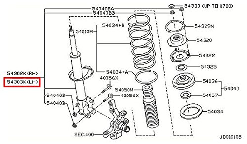 Shocks & Struts Infiniti 54303-1W285