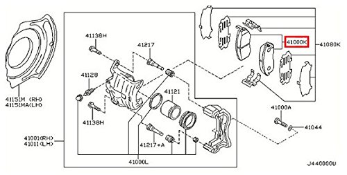 Parking Brake Infiniti D1060-EM30C