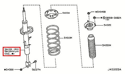 Shocks & Struts Infiniti E6110-AM614