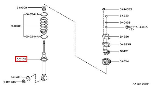 Shock Absorbers Infiniti 56110-60U26