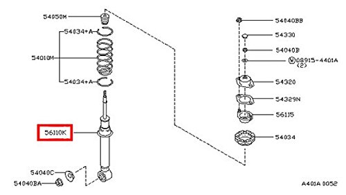 Shock Absorbers Infiniti 56110-61U25
