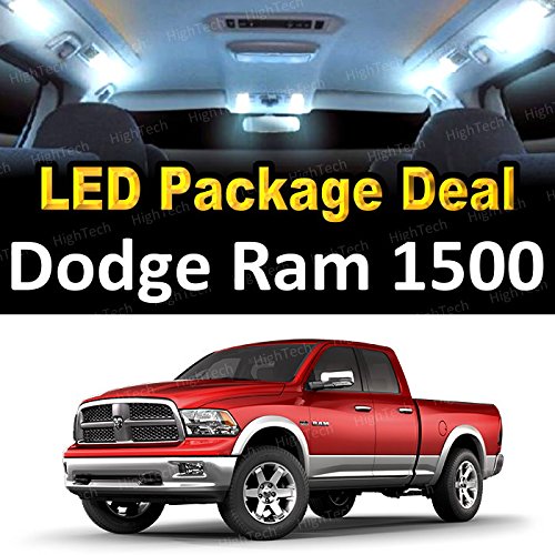 LED Interior Package Deal for 2006 Dodge Ram 1500 (8 Pieces), WHITE Bulbs HighTechAutoAccessory LIP-Ram-1500-06-1-MDL-W