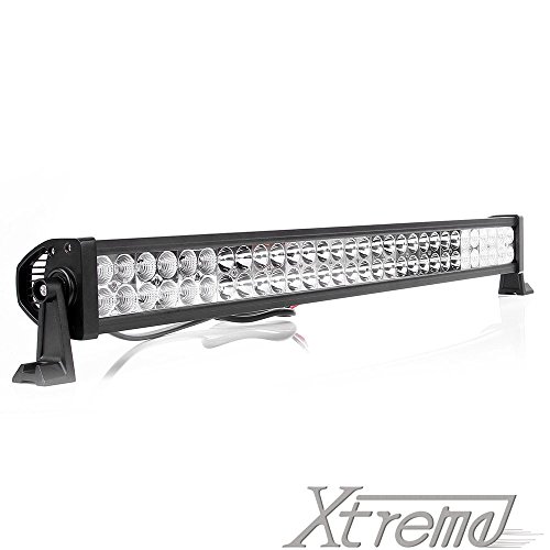 Xtreme® Off Road 32 180W 60 LEDs Spot Flood Combo Work Light Bar with On/Off Switch Harness Connector Relay Wire For ATV 4x4 Jeep Polaris Off road Tractor Marine Truck Raptor Lighting Xtreme Work WL-180RSH-EP
