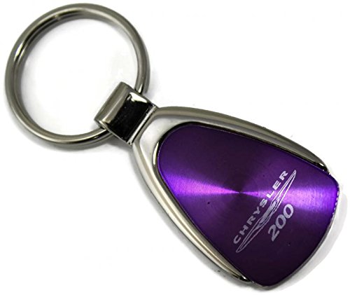 Chrysler 200 Logo Purple Tear Drop Key Chain Key Chains DanteGTS KCPUR.200
