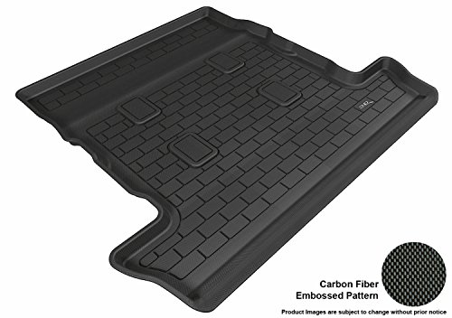 3D MAXpider Cargo Custom Fit All-Weather Floor Mat for Select Lexus LX570 Models - Kagu Rubber (Black) Custom Fit 3D MAXpider M1LX0371309