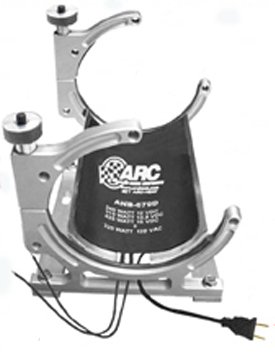 ARC AHH-10-AD AC & DC volts HEATED Nitrous bottle billet anodized Single bracket HORIZONTAL Nitrous Kits ARC AHH-10-AD