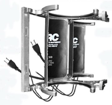 ARC AHV-20-AD AC & DC volts HEATED Nitrous bottle billet anodized Dual bracket Vertical mount. Nitrous Kits ARC AHV-20-AD