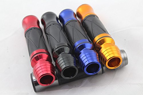 Gold 2 X 7/8(22mm) Motorcycle Universal CNC Aluminum & Soft Rubber Grips Handlebar Fit For Suzuki GSF1200 BANDIT 2001 2002 2003 2004 2005 2006 Braking Niree HA276-1-047-gold