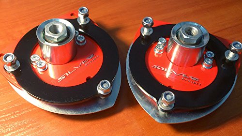 Camber Plates Domlager Vw Polo 9n 6n2 Audi A2 Seat Cordoba Ibiza - Red Camber Caster Parts Silver Project 1012