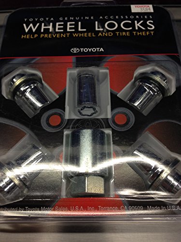 Genuine Toyota Rav4 Wheel Lock Set PT276-42010. 2006-2012 Rav4 With Alloy Wheels & Steel Wheel Spare. Wheel Locks Toyota PT276-42010