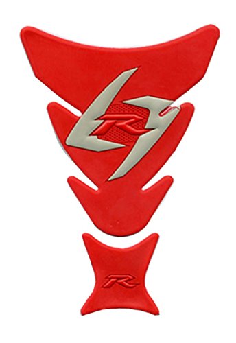 Motorbike Fiber Gas Tank Racing 3D Pad Sticker Protector Rubber Decal Red Fit For Suzuki GSXR750 2006 2007 2008 2009 2010 Decals MING MING301-ST090-041