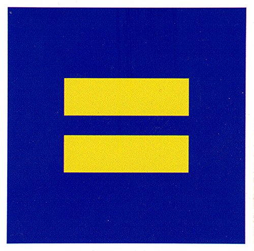 Equal Right Sign - Small Bumper Sticker / Decal (3.5 x 3.5) Decals StarShine Arts KS44