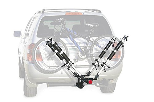 Let's Go Aero (VME-V4) Black/Silver Four-Bike Hitch Mount Rack for 2 Receivers Bike Racks Let's Go Aero VME-V4