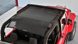 Tops & Roofs SPIDERWEBSHADE SW1 JK-2D Black