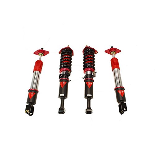 Godspeed 2009 2010 2011 2012 2013 2014 Nissan 370z 09-14 / 2008 2009 2010 2011 2012 2013 Infiniti G37 08-13 Coupe Mono-max Coilover Suspension 40 Level Adjustable Lowering Kits Godspeed MMX2210