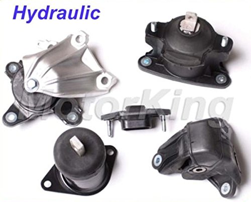 M059 4561 4565 4570 4572 4584 08-11 Honda Accord Acura TSX 2.4L Set 5PCS Engine & Auto Transmission Motor Mount 08 09 2010 2011 Engine Mounts MotorKing M059