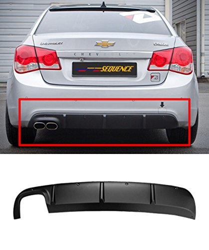 Sequence Single Rear Diffuser UnpaintedD For 2011 Chevrolet Cruze Hazard Warning Myride Sequence Cruze Rear Diffuser