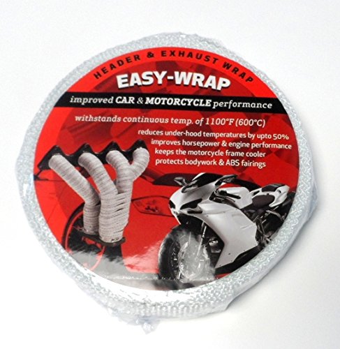 Heat Wrap, Matting & Sleeving CaliBikerClub HT125-White