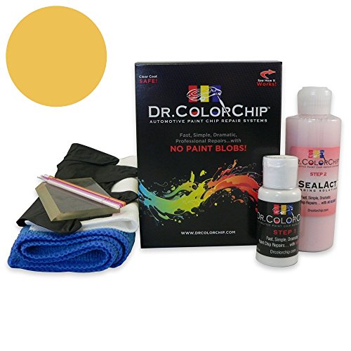 Dr. ColorChip Ford All Other Models Automobile Paint - Gold Glow Poly 6-F (1973) - Squirt-n-Squeegee Kit Touchup Paint Dr. ColorChip DRCC-339-12622-0001-SNS