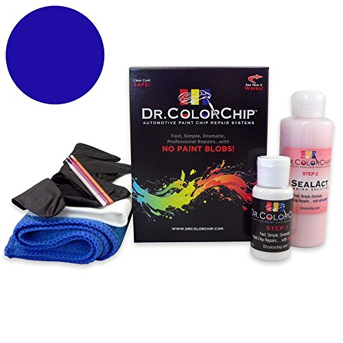 Dr. ColorChip Jaguar XF-Type Automobile Paint - Spectrum Blue Metallic 2108/JKM - Road Rash Kit Touchup Paint Dr. ColorChip DRCC-542-870-0002-RR