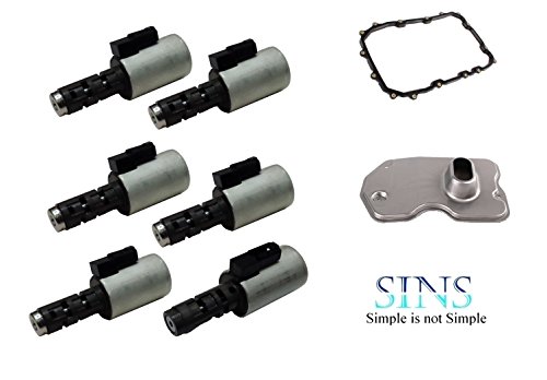 Volkswagen/Audi/Porsche/Toyota/Lexus TR60-SN/09D Transmission Solenoid Kit 09D325039/A/C/D/F/G Hard Parts SINS 09D325039;09D325039A;09D325039C;09D325039D;09D325039F;09D325039G;09D321371;09D325435