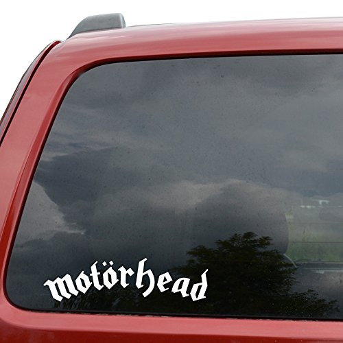 Motorhead Rock Band Car Window Vinyl Decal Sticker- 6 Wide White Color Decals Procarpart RB0125-06WHITE