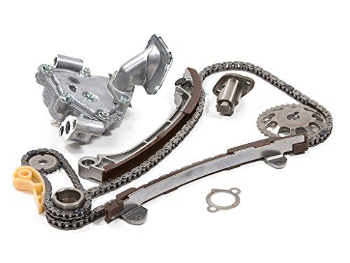 Evergreen TK2040OP Toyota Scion 1AZFE 2AZFE Timing Chain Kit w/ Oil Pump (without VVTi Gear) Timing Belt Kits Evergreen Parts And Components TK2040