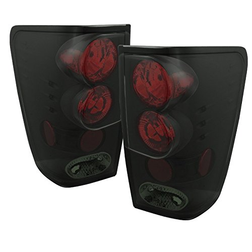 For Nissan Titan 04-14 Euro Style Tail Lights - Black Smoke Tail Light Assemblies Spyder Auto 111-NTI04-BSM
