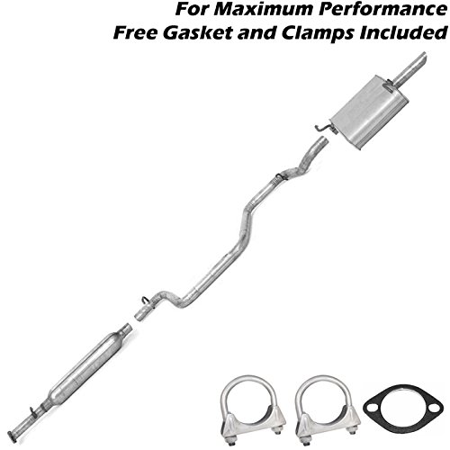 2004-2007 Chevy Malibu 3.5L muffler resonator exhaust cat back kit Cat-Back Systems North Eastern Exhaust exh106p3t6