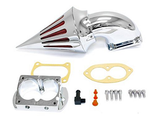 Aluminum Cone Spike Chrome Billet Air Cleaner Filter Kit Fit For 2002 2003 2004 2005 2006 2007 2008 2009 Kawasaki 1500/1600 Fuel Injected Vulcan Meanstreak Cruiser Fairing Kits YI YI13-MTF13-09-A020
