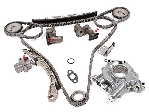 Evergreen TK3035OP Timing Chain Kit, and Oil Pump Fits: Nissan Altima Maxima 350Z Murano Infiniti FX35 G35 3.5L VQ35DE Timing Belt Kits Evergreen Parts And Components TK3035