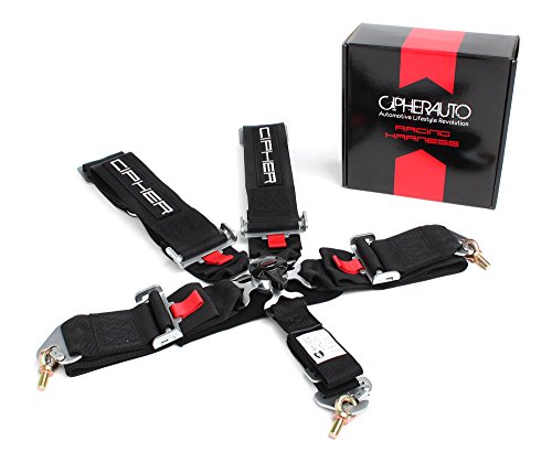 Seat Belt Pads Cipher Auto CPA4005BK