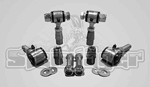 Steinjäger 1/2-20 RH LH Poly Bushings Kits, Male 5/8 Bore x 3.00 Wide fits 1.000 x 0.095 Tubing Zinc Plated Bush Housing Four Poly Ends Per Kit Axle Steinjager J0009243