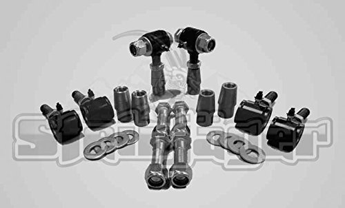 Steinjäger 1/2-20 RH LH Poly Bushings Kits, Male 3/8 Bore x 2.50 Wide fits 1.000 x 0.095 Tubing Black Powdercoated Bush Housing Six Poly Ends Per Kit Axle Steinjager J0006615
