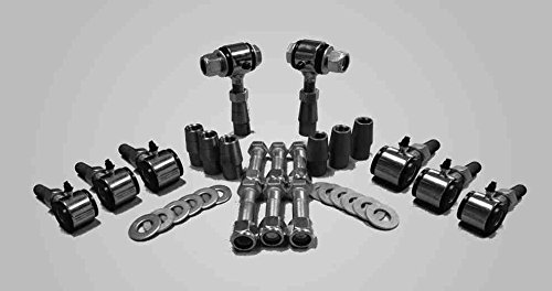Steinjäger 3/4-16 RH LH Poly Bushings Kits, Male 5/8 Bore x 3.00 Wide fits 1.750 x 0.120 Tubing Chrome Plated Bush Housing Eight Poly Ends Per Kit Axle Steinjager J0009508