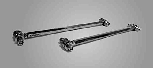 Steinjäger Without Drop Clevises Sway Bar End Links M10 x 1.50 557mm Long Steel Housing, PTFE Race Heims Chrome Plated Steel Tubes Axle Steinjager J0013609