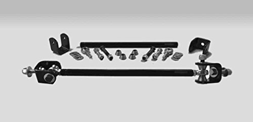 Steinjäger Drop Clevises Included Sway Bar End Links M12 x 1.75 283mm Long Steel Housing, PTFE Race Heims Chrome Plated Steel Tubes Link Kits Steinjager J0016723
