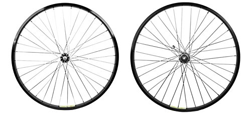 26'' x 1.75'' Black Freewheel 12g 36 Spoke Wheel Set Engine Kits Flying Horse JB-66442 JB-66443