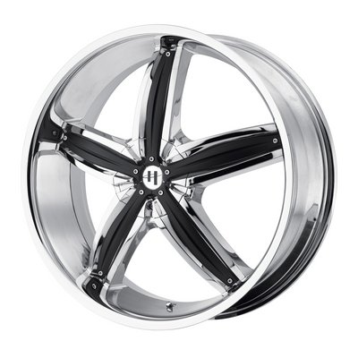 20 Inch Helo HE844 Chrome Plated With Gloss Black Accents wheels 20x8 Helo rims BP:5x114.3 Car Helo HE84428054238